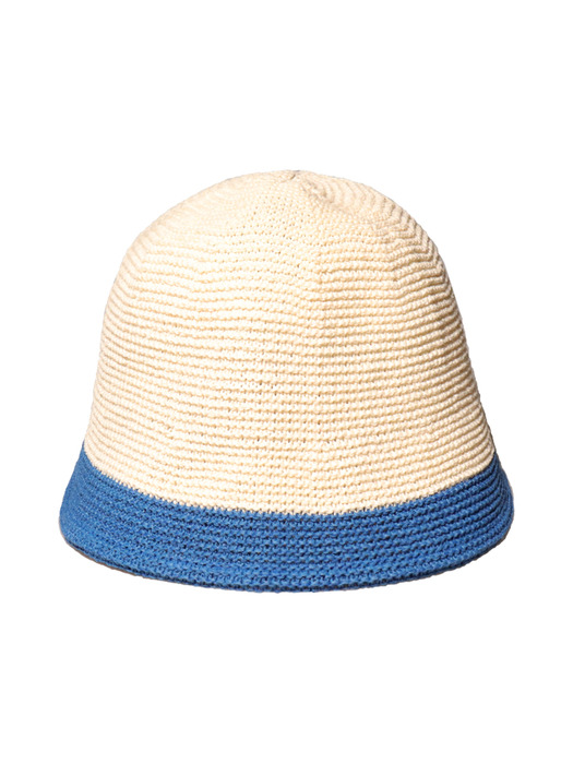 BRISBANE WHITE/BLUE BUCKET HAT