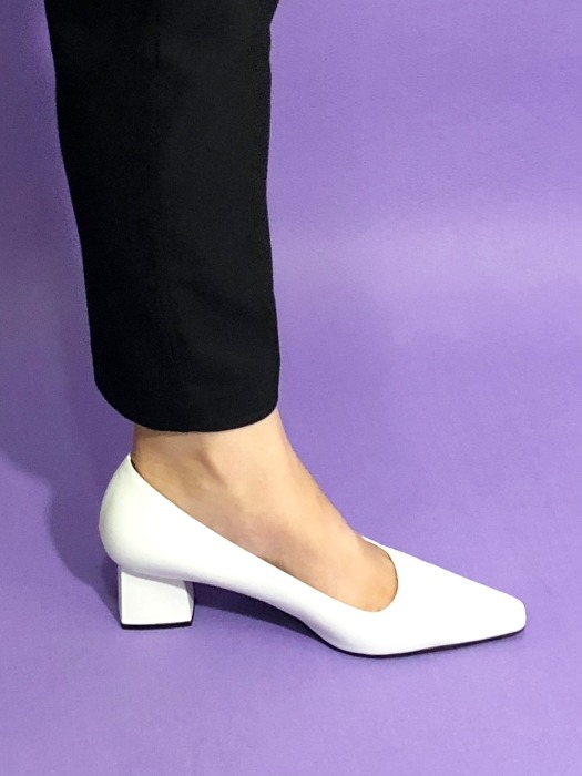 UI PUMPS 5cm M-IG-180802 WHITE