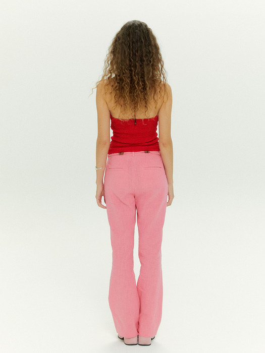 Linen Candy Pants in Pink
