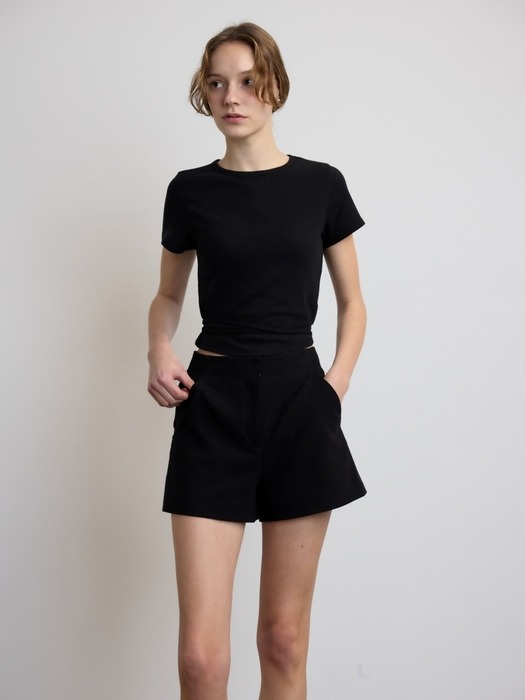 Black Minimal Shorts Black (JWPA4E902BK)