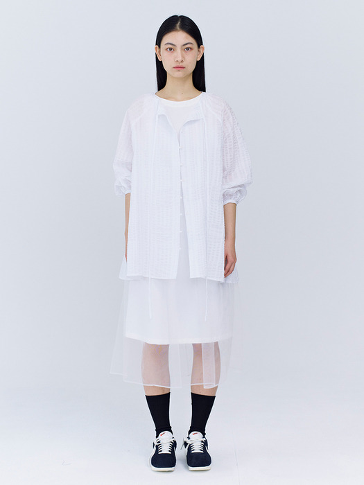 light cotton blouse (white)