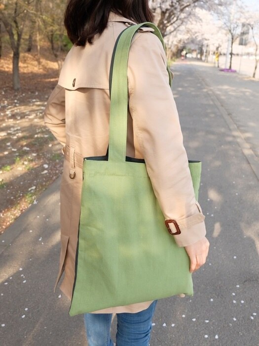 Green Harmony Linen Bag