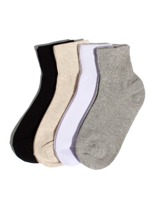 [4팩] 선택형 여성용 #MUJI SLIM RIP SOCKS