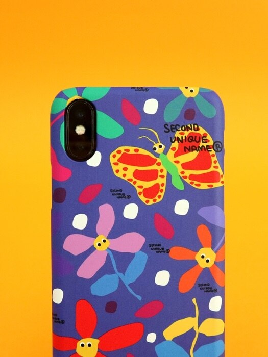 SUN CASE GRAPHIC FLOWER BLUE