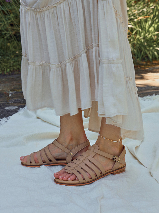 ERIS Greek gladiatior strappy sandals - 1strap 6colors