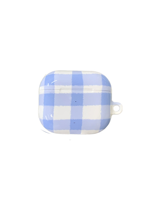 Airpods ? Buds case _ Blue check