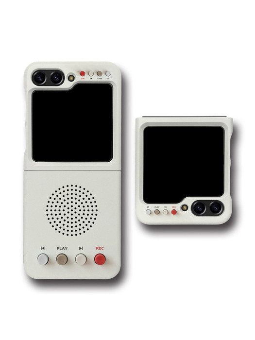 메타버스 Z플립5 슬림하드 케이스 - 카세트 플레이어(Cassette Player)