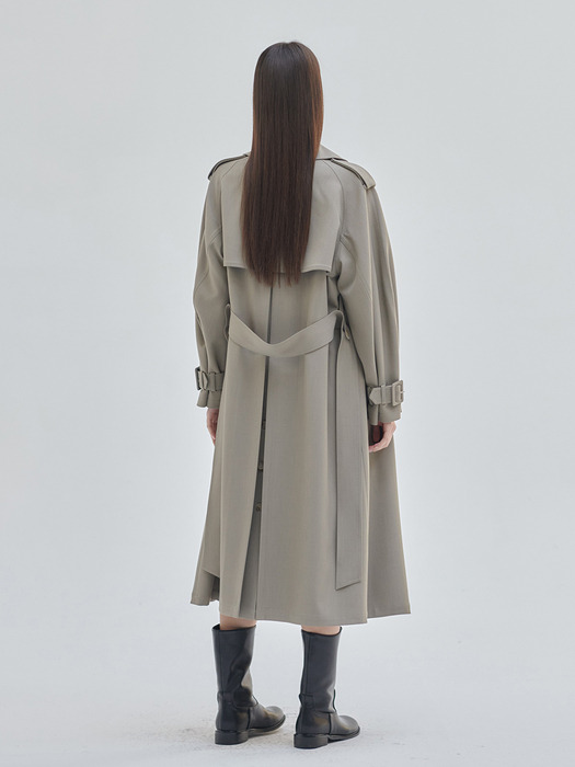 24SN double trench coat [S/BE]