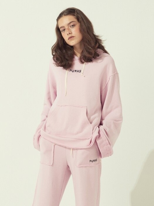 PUNK JERSEY PULLOVER - PINK