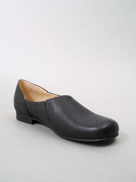 Simple Brogue Shoes_V.Black