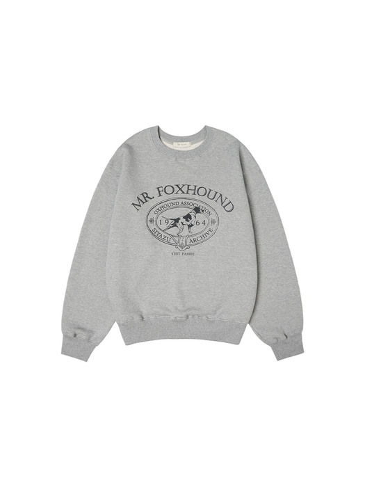 SI TP 5042 Foxhound Sweat shirt_Melange gray