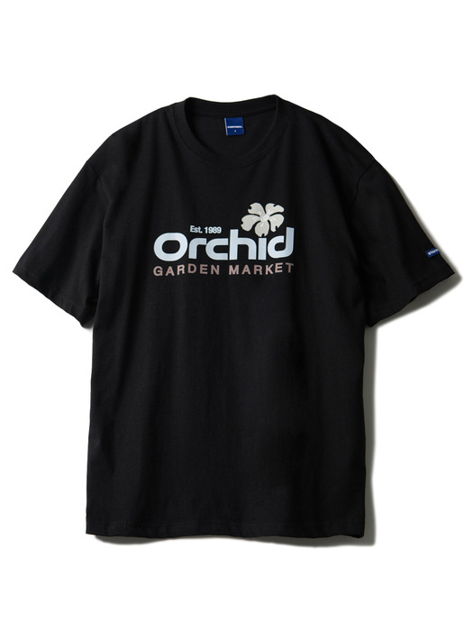 ORCHID TEE (BLACK)