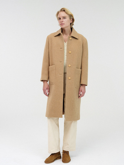 Rohmer long wool coat (Beige)