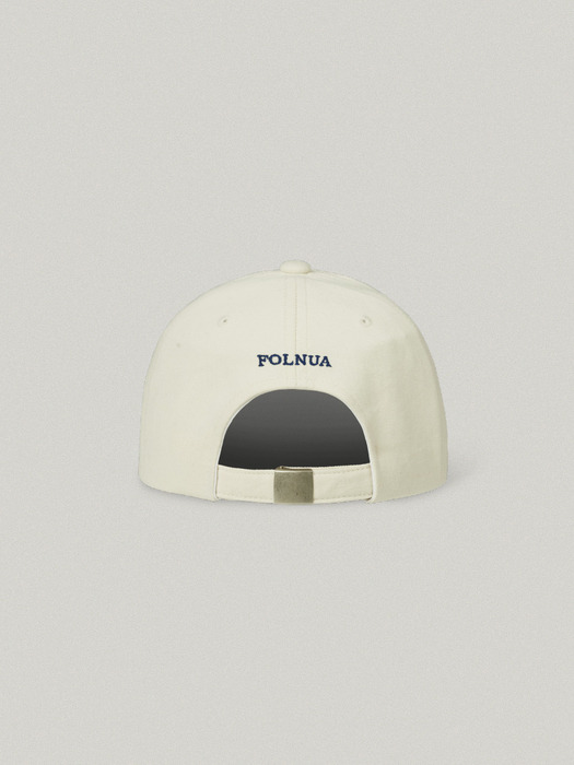SLOGAN BALL CAP [CREAM]