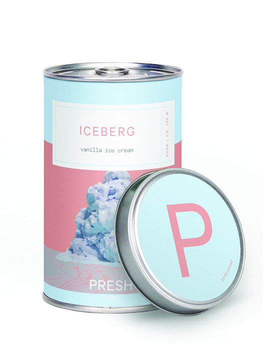 PRESH 캔들 ICEBERG 바닐라아이스크림 LARGE 대용량 캔들 600g