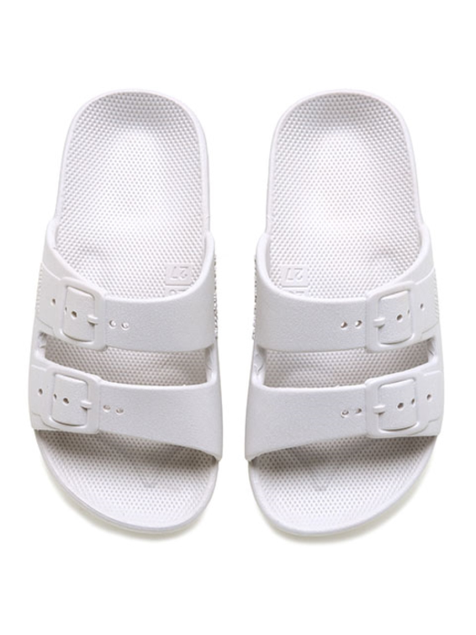 MOSES KIDS FREEDOM SLIPPERS WHITE 