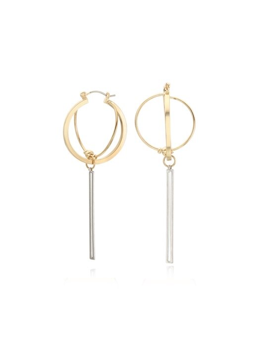 Spaceship Earring - gold