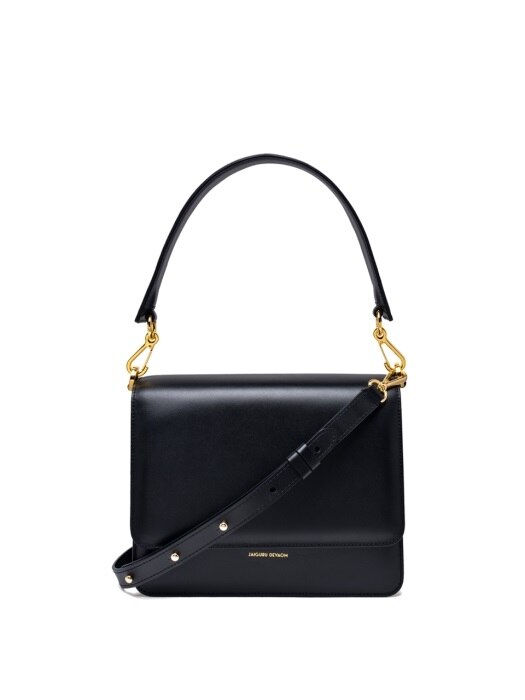 BOLD CHAIN CROSSBODY BAG (BLACK)