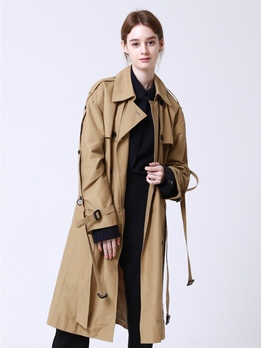 OverFit Strap TrenchCoat