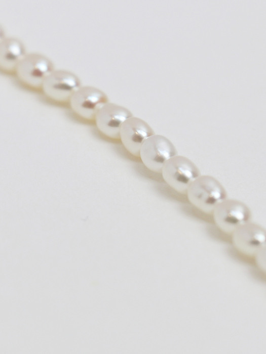 14K goldfilled baby rice pearl necklace