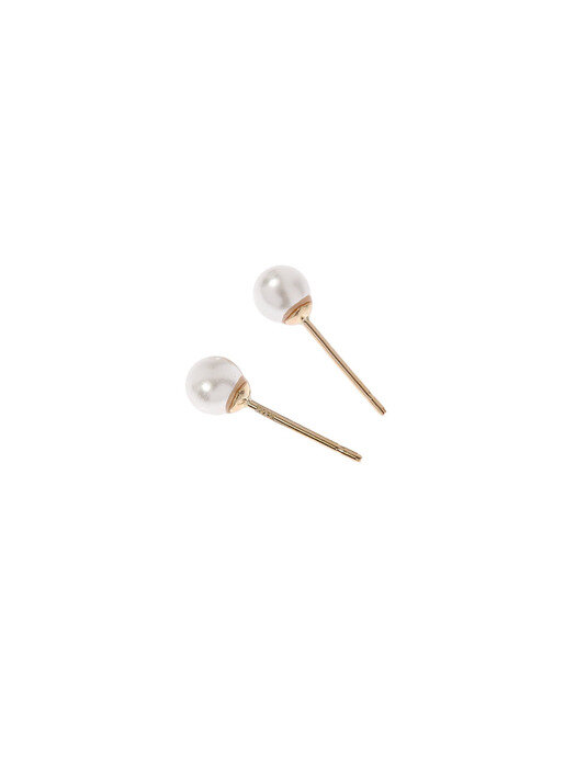 FW MIMI 14-Karat Gold Pearl Earrings 4.0mm