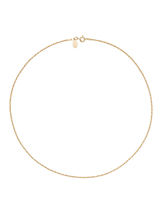 [925 silver] Un.silver.144 / allure necklace (gold ver.)