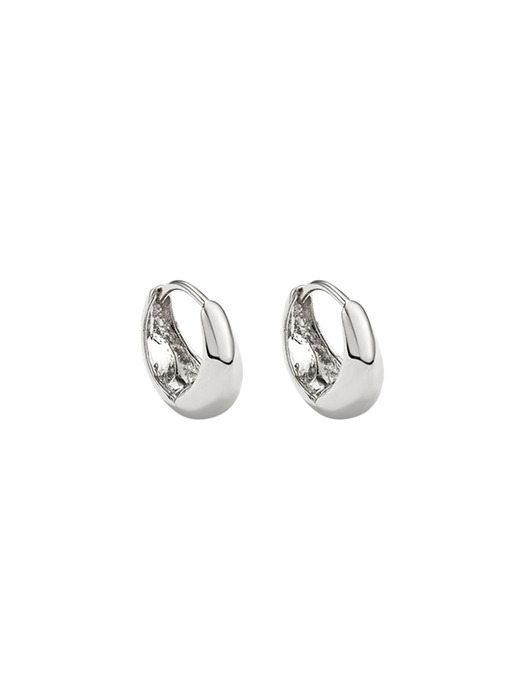 [925 silver] Deux.silver.82 / pigling earring (silver)