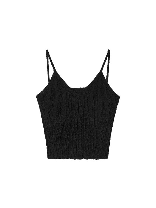 Twist Sleeveless Crop Knit Top_4color