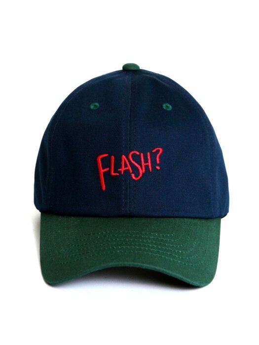 [unisex]FLASH? NAVY/GREEN BALL CAP