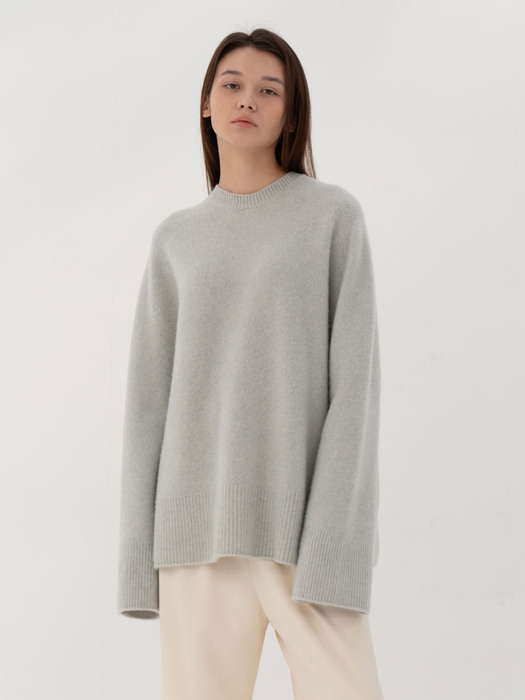 Round Neck Wide Over Pullover
