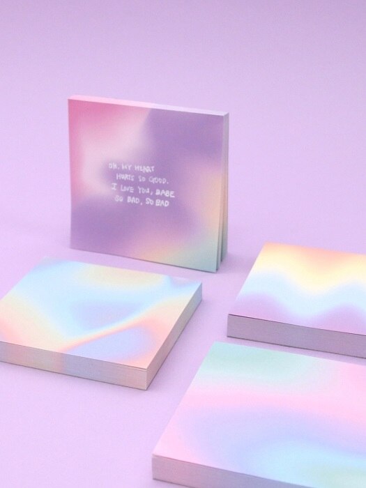 HOLOGRAPHY MEMO PAD