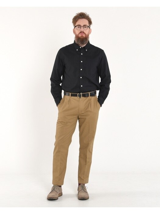 18FW STANDARD OXFORD SHIRT BLACK