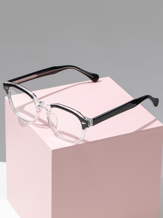RECLOW TR B083 BLACK CRYSTAL GLASS 안경