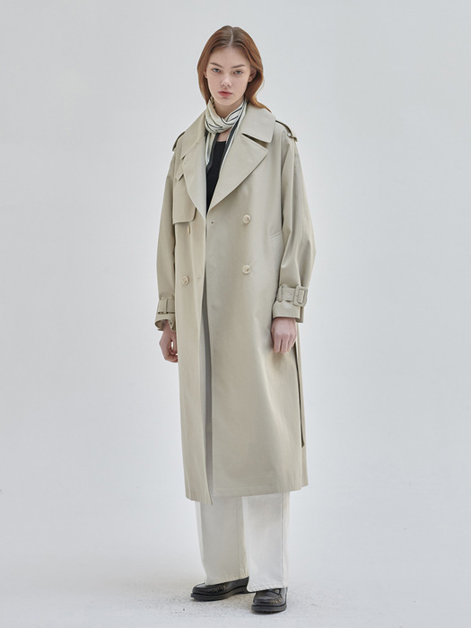 24SN vintage max trench coat [P/BE]