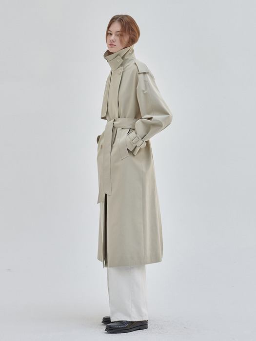 24SN vintage max trench coat [P/BE]