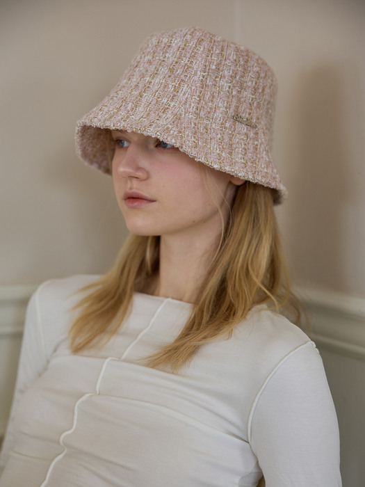 [단독] Tweed Basic Bucket Hat (4 Colors)