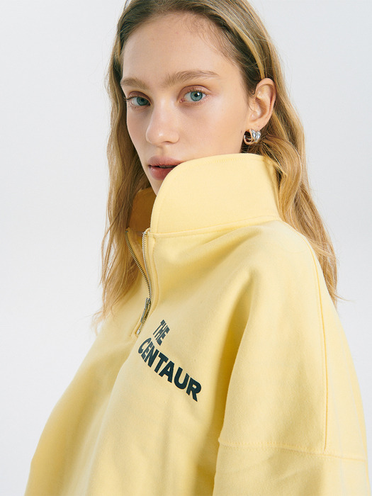 CENTAUR KK ZIP-UP SWEATSHIRT_YELLOW