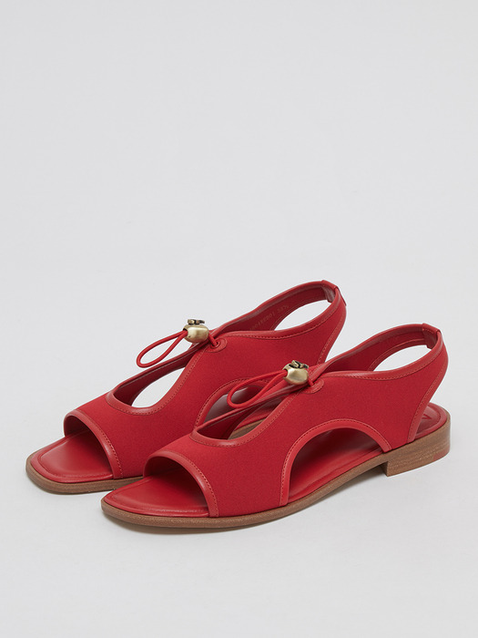 Luv bow sandal(Red clay)