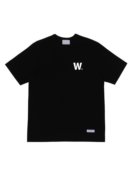 W 로고 티셔츠 (블랙)