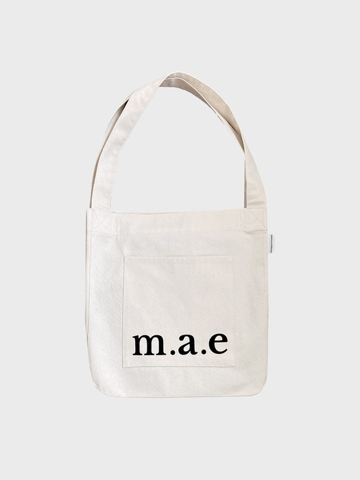 MAE logo bag  로고 숄더 에코백