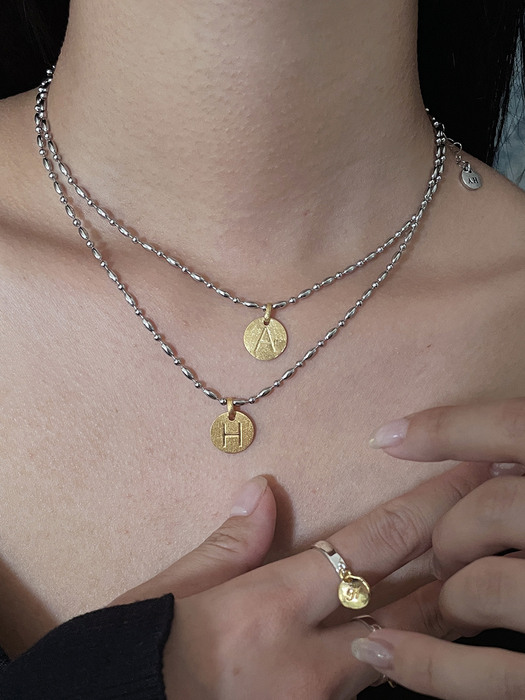 [단독]Lucky Initial Necklace
