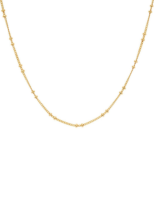 [925 silver] Un.silver.72 / boule necklace (2 color)