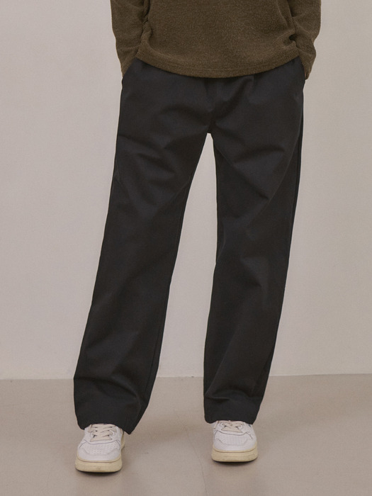 Semi wide chino pants(5col)