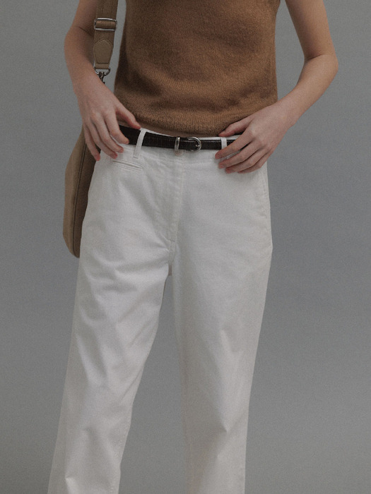 Jeff chino pants (White)