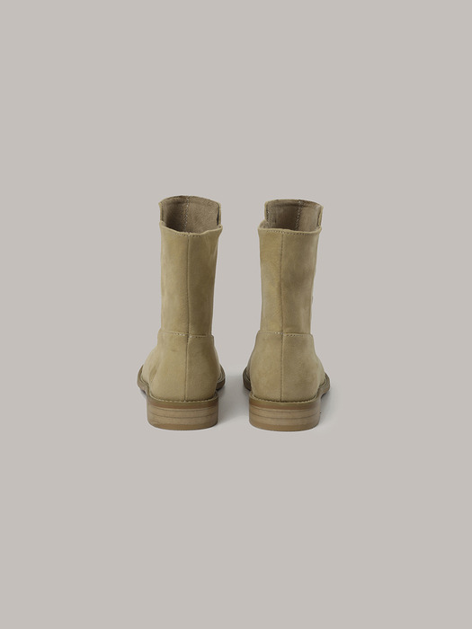 Fleece lining Ankle boots - Beige