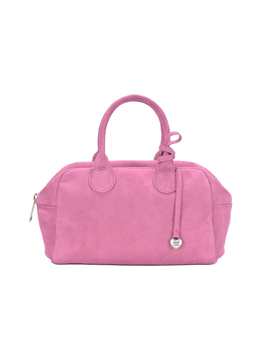 SOFT BOWLING BAG_pink suede