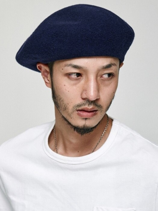 OVER SIZE BERET [NAVY]