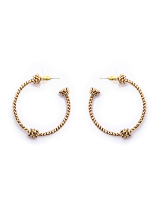 knot ring earrings