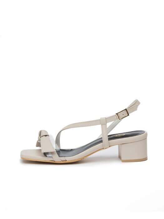  beige sentier ribbon sandles