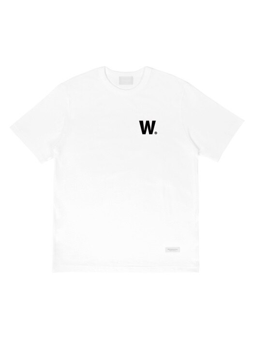 W 로고 티셔츠 (화이트)